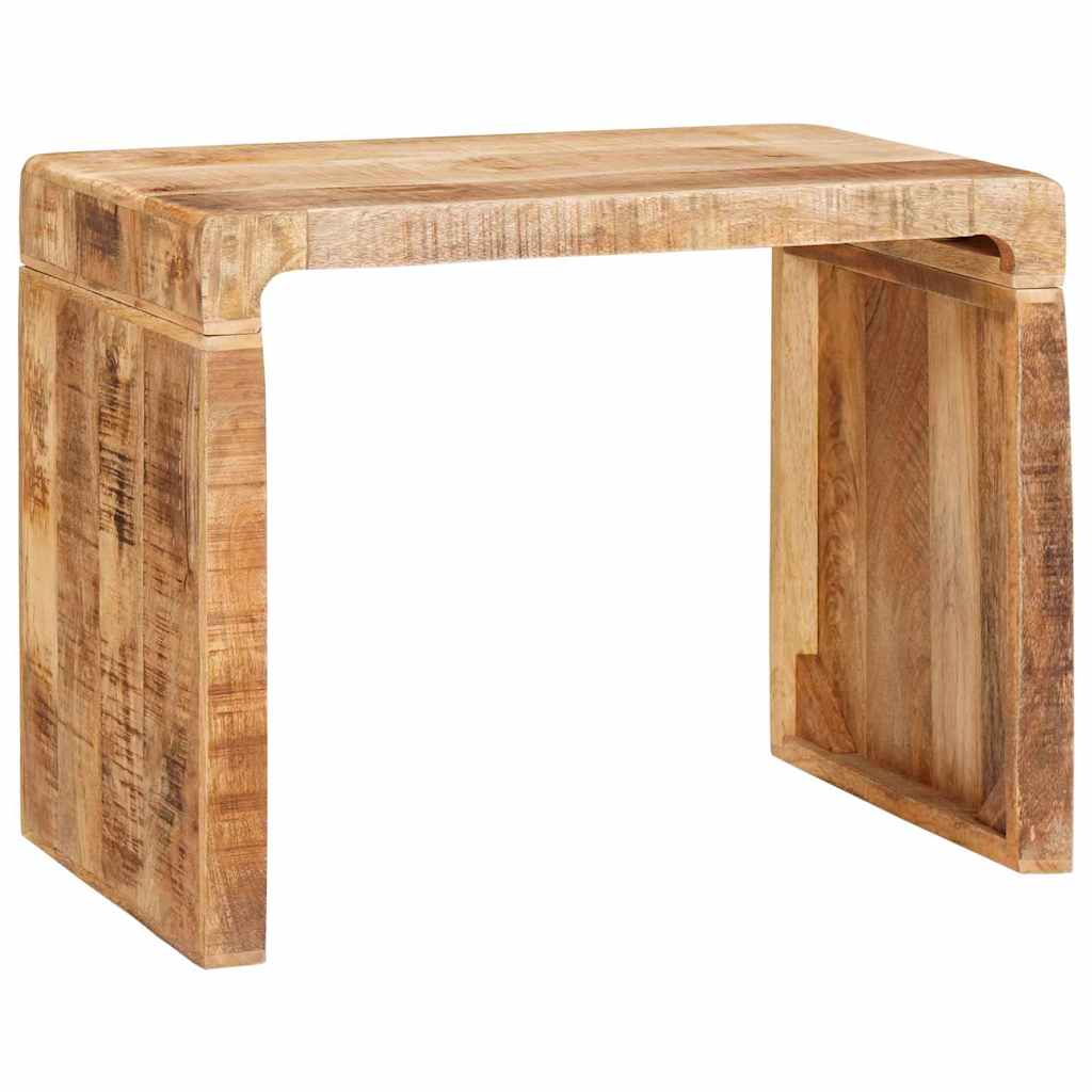 Table d'appoint Marron 60 x 35 x 45 cm bois de manguier massif