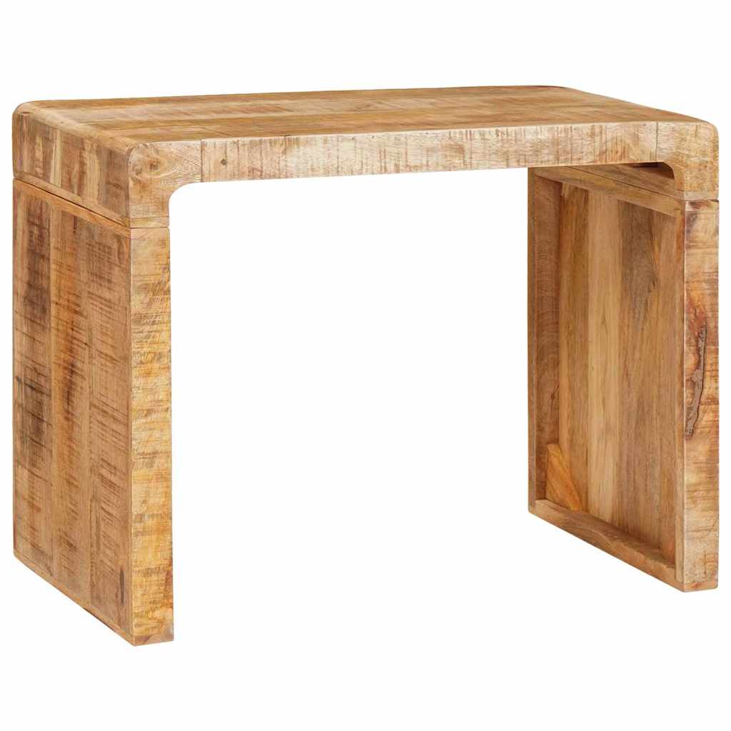 Table d'appoint Marron 60 x 35 x 45 cm bois de manguier massif