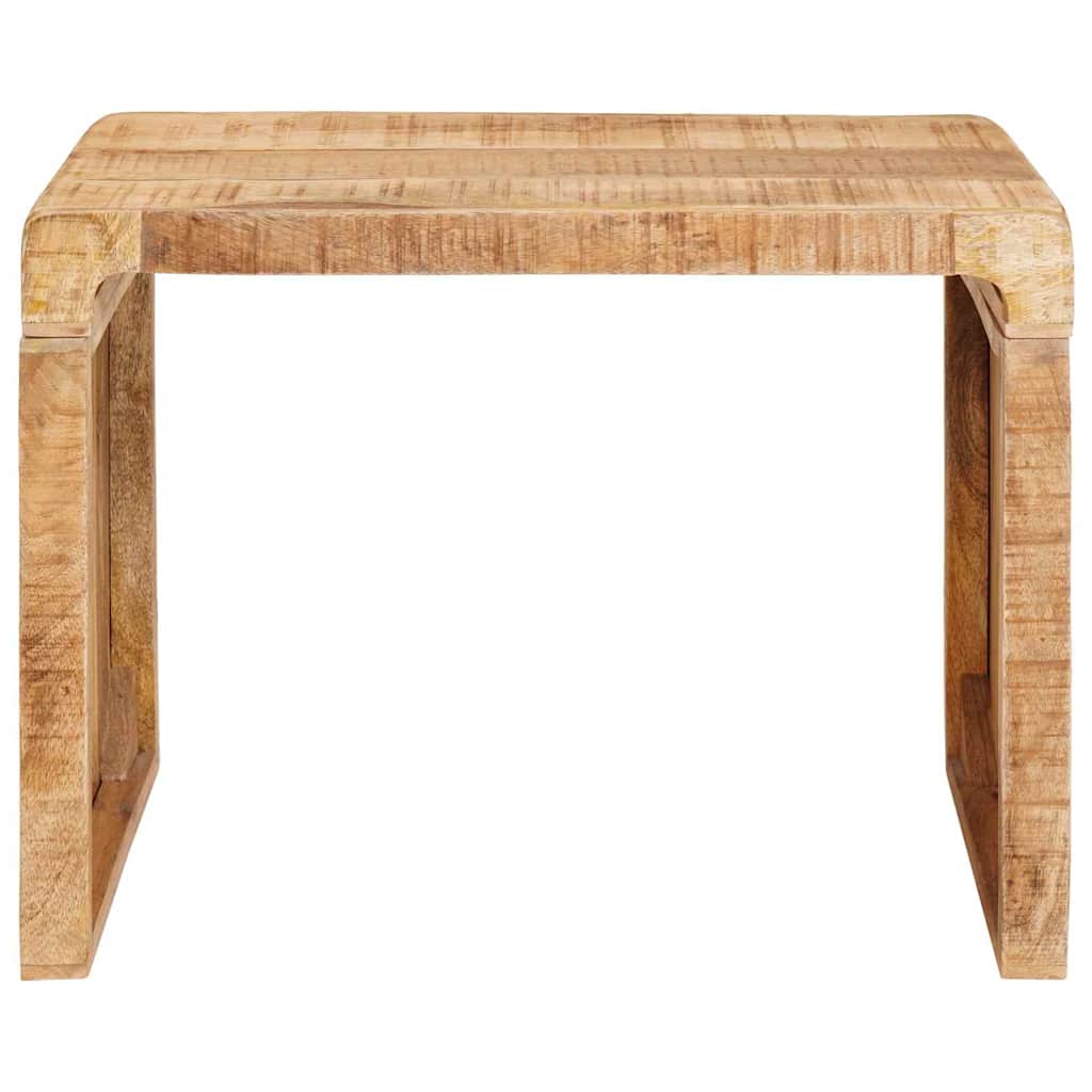 Table d'appoint Marron 60 x 35 x 45 cm bois de manguier massif