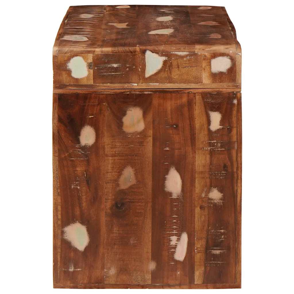 Table d'appoint 60 x 35 x 45 cm bois de récupération massif