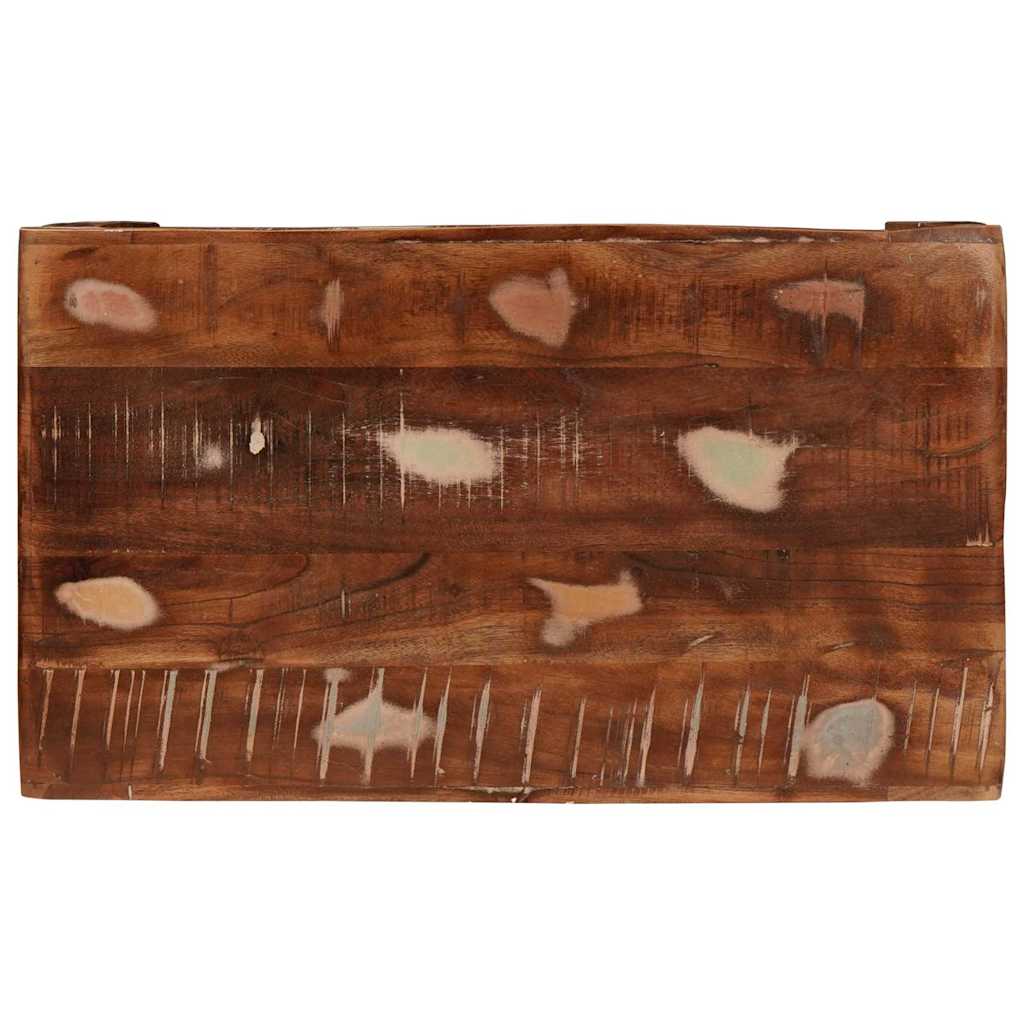 Table d'appoint 60 x 35 x 45 cm bois de récupération massif