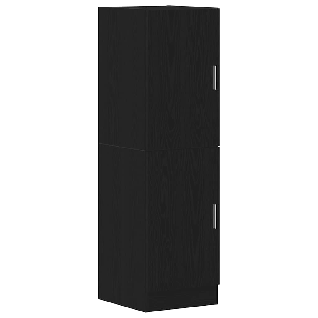 Mueble de cocina negro 38x41,5x131,5 cm madera de ingeniería