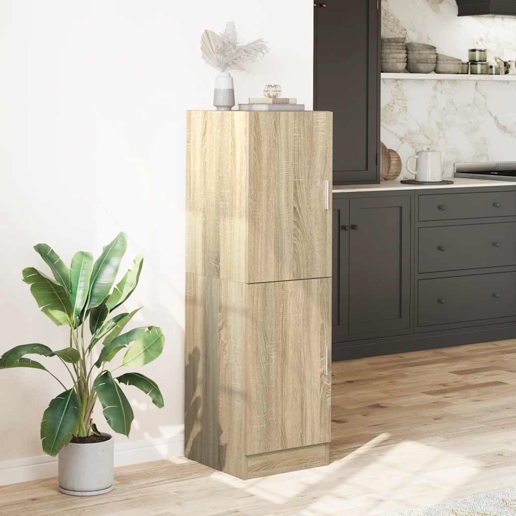 Mueble de cocina de roble Sonoma 38x41,5x131,5cm madera de ingeniería