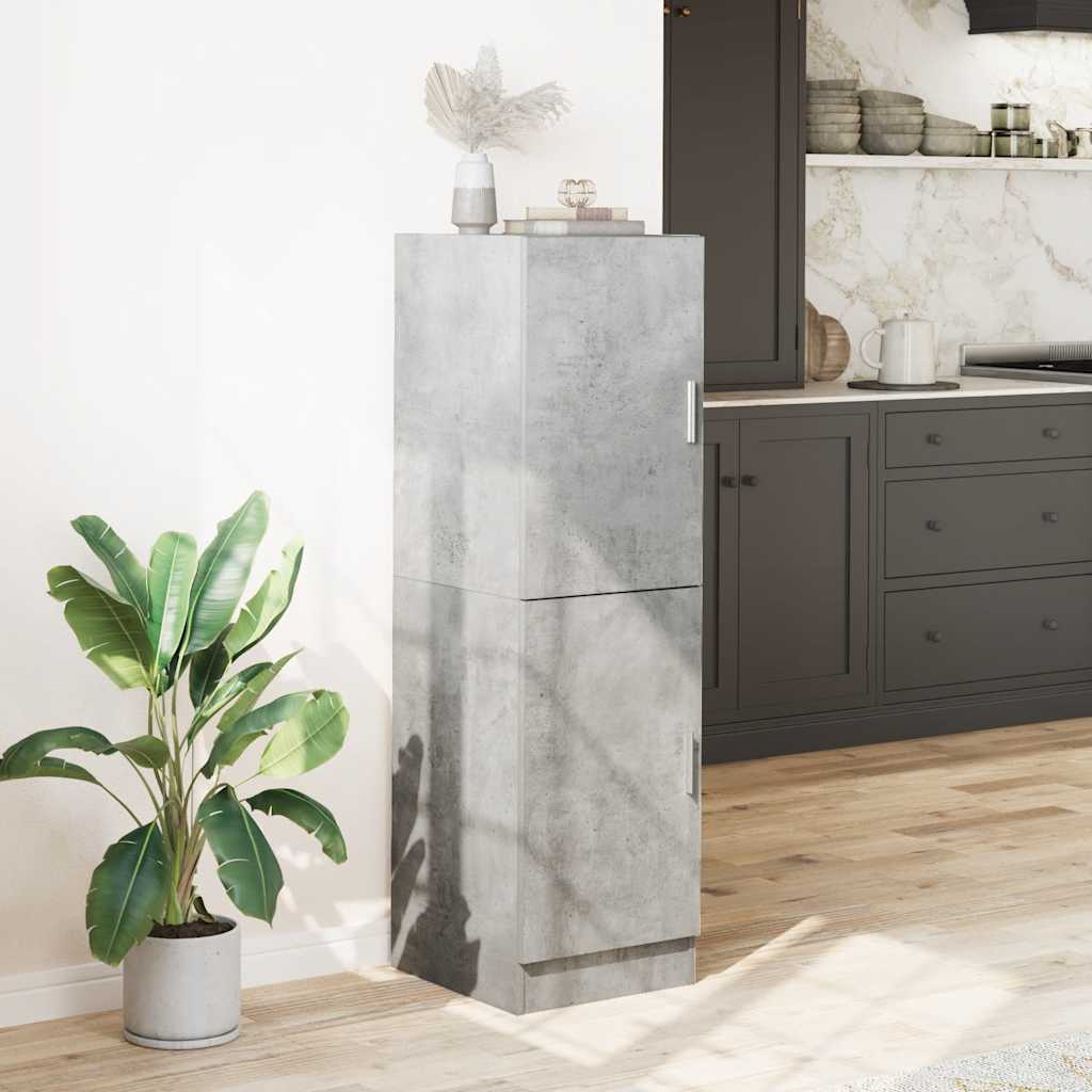 Mueble de cocina gris hormigón 38x41,5x131,5 cm madera de ingeniería