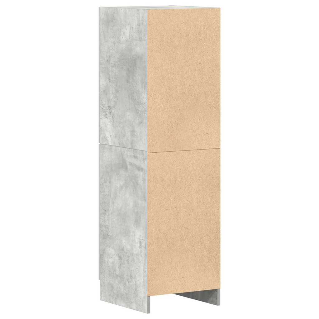Mueble de cocina gris hormigón 38x41,5x131,5 cm madera de ingeniería