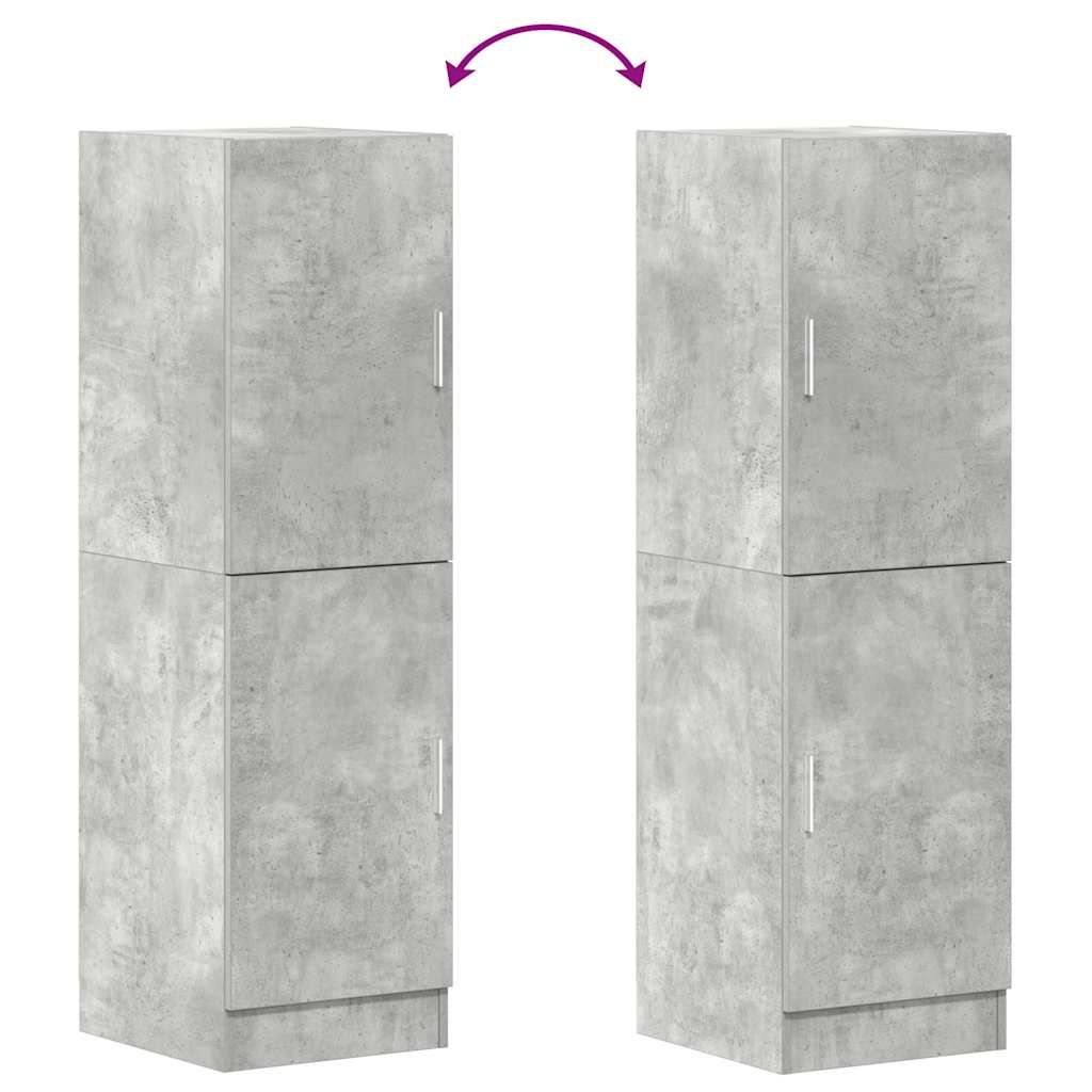 Mueble de cocina gris hormigón 38x41,5x131,5 cm madera de ingeniería