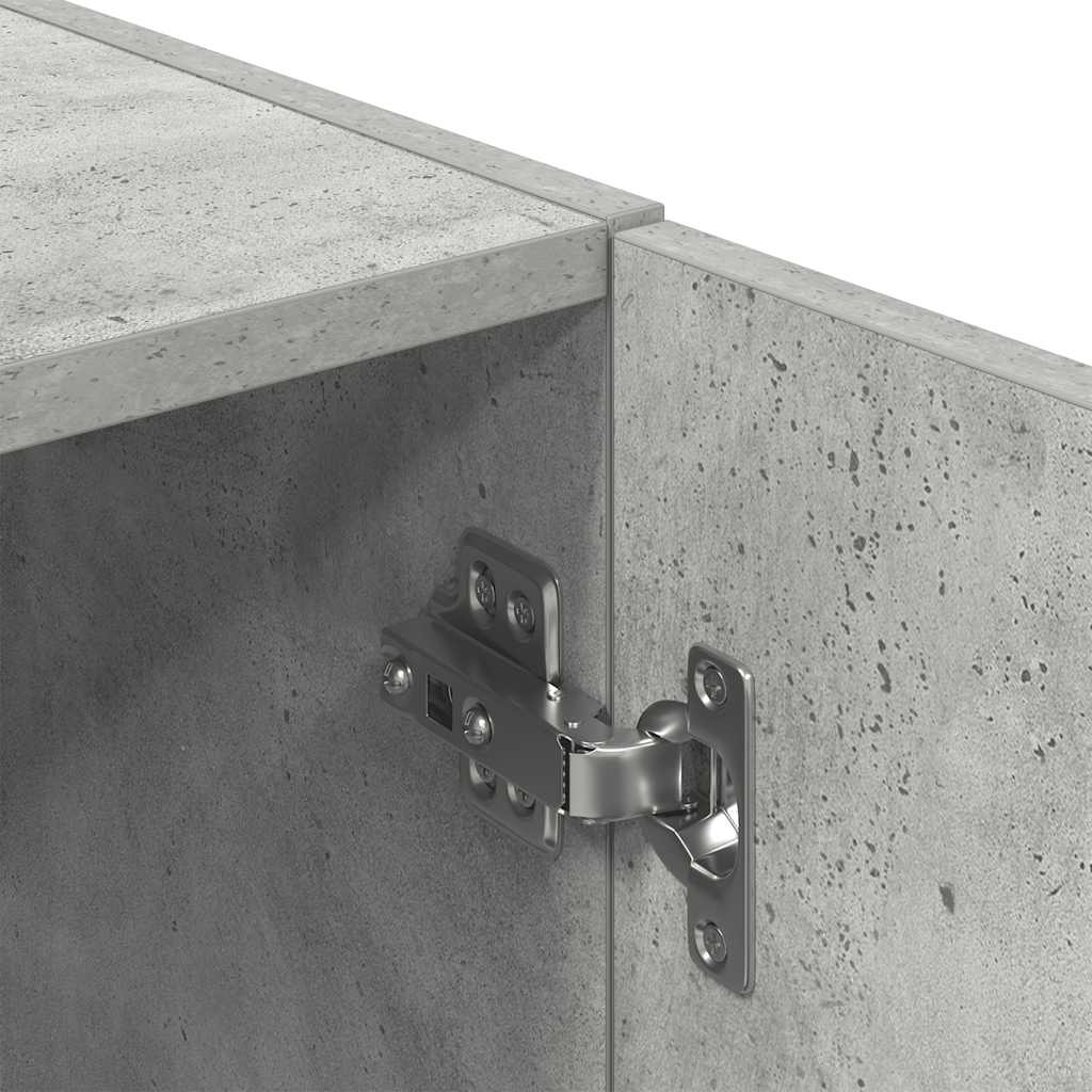 Mueble de cocina gris hormigón 38x41,5x131,5 cm madera de ingeniería