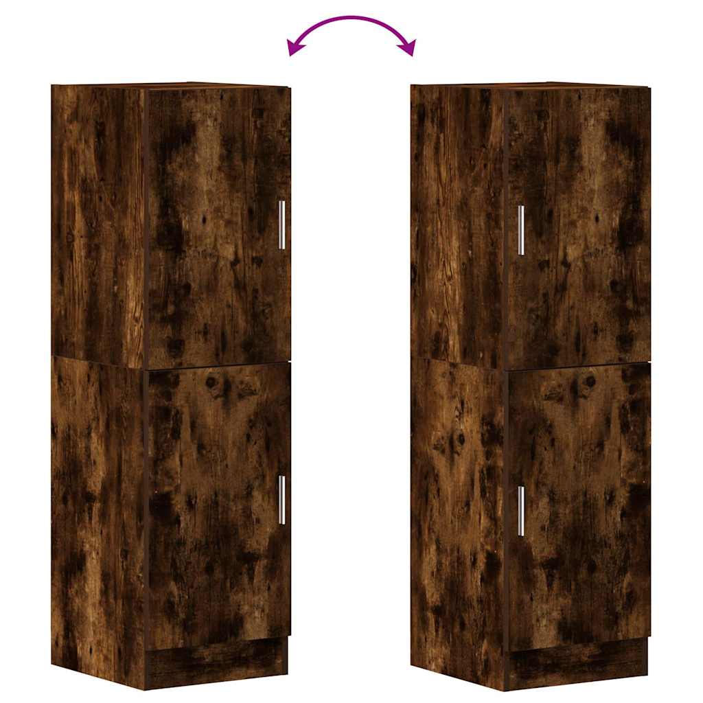 Mueble de cocina de roble ahumado 38x41,5x131,5 cm madera de ingeniería