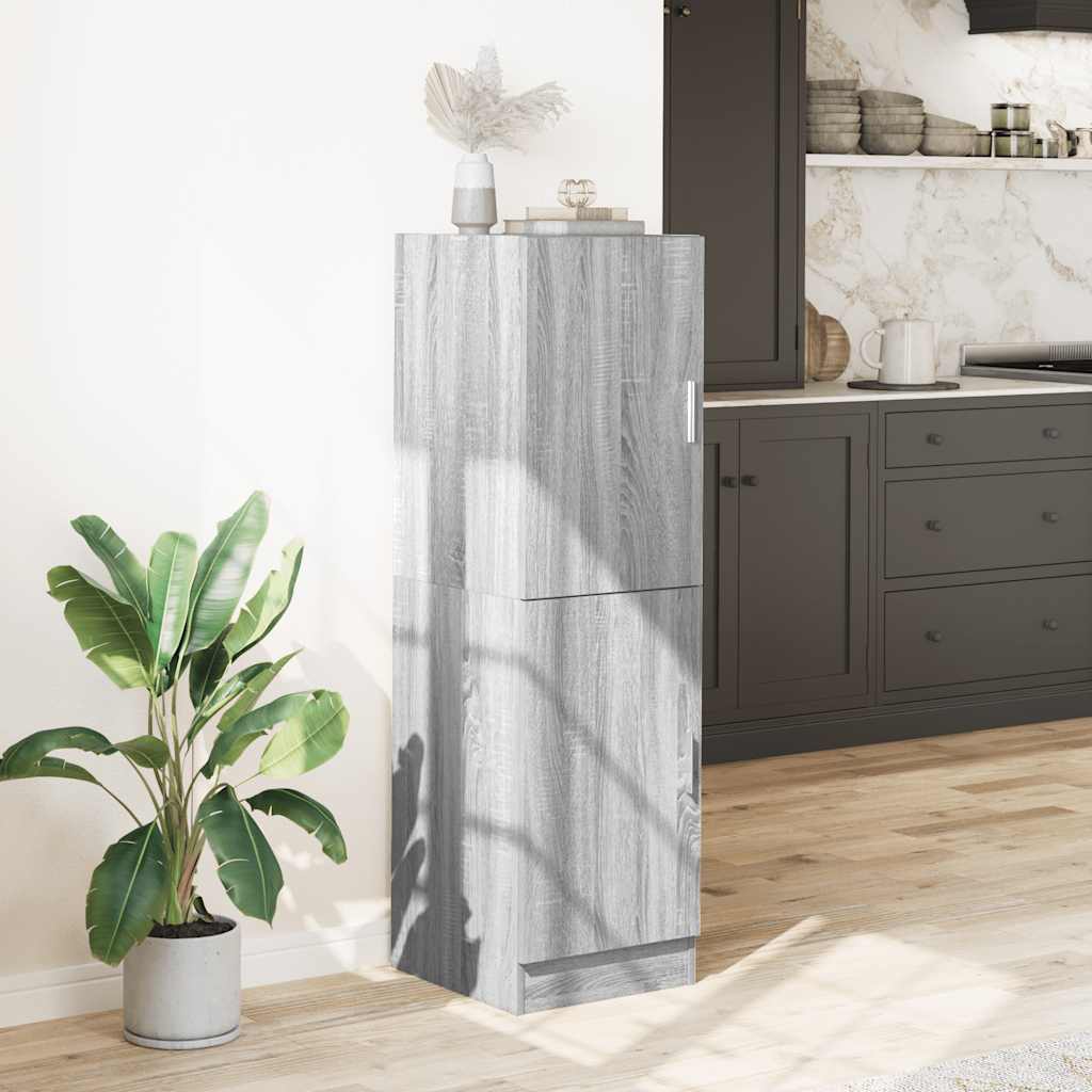 Mueble de cocina Sonoma gris 38x41,5x131,5 cm madera de ingeniería