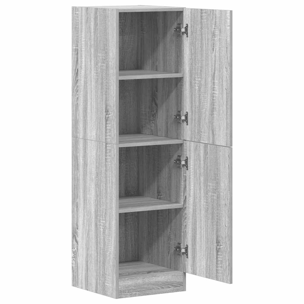 Mueble de cocina Sonoma gris 38x41,5x131,5 cm madera de ingeniería
