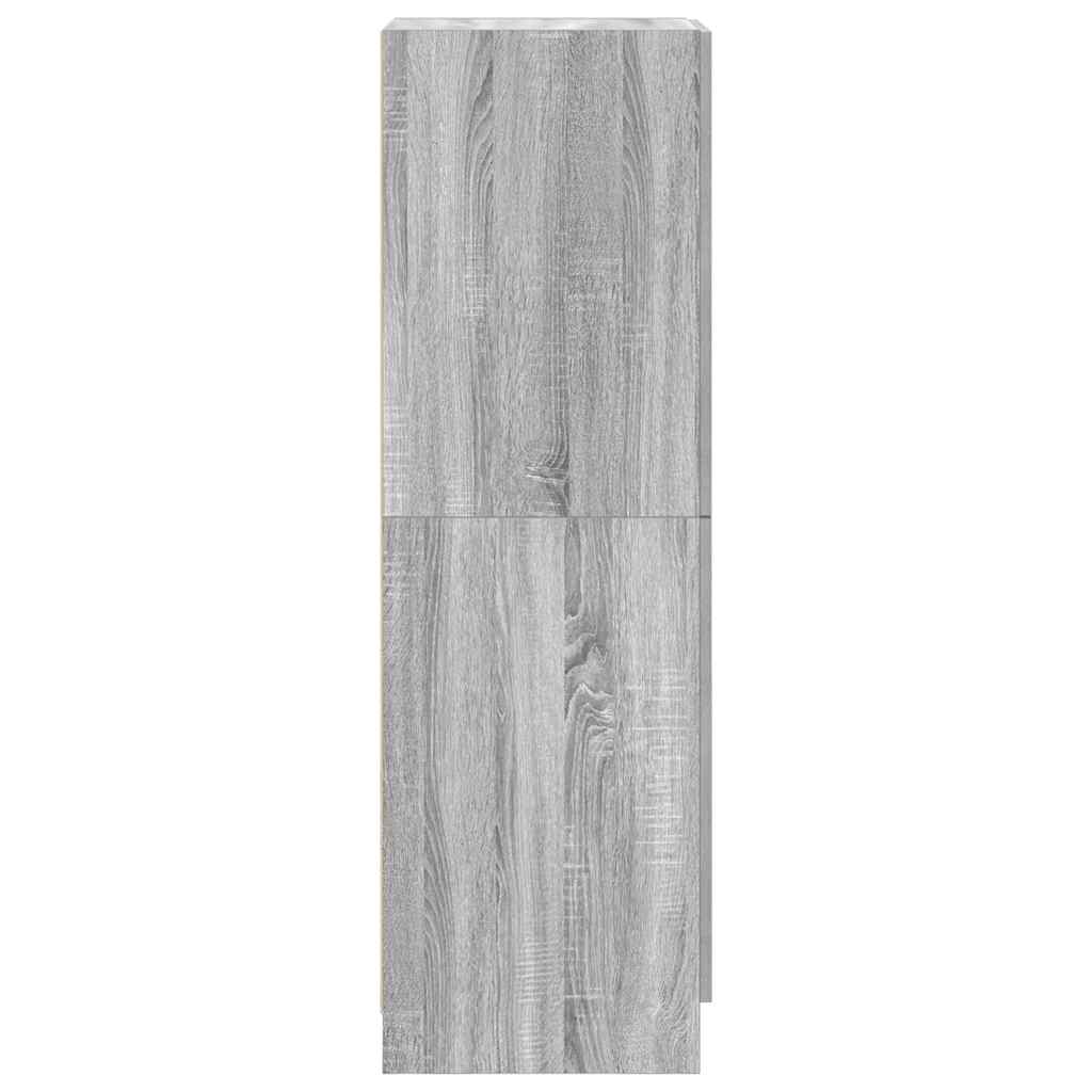 Mueble de cocina Sonoma gris 38x41,5x131,5 cm madera de ingeniería