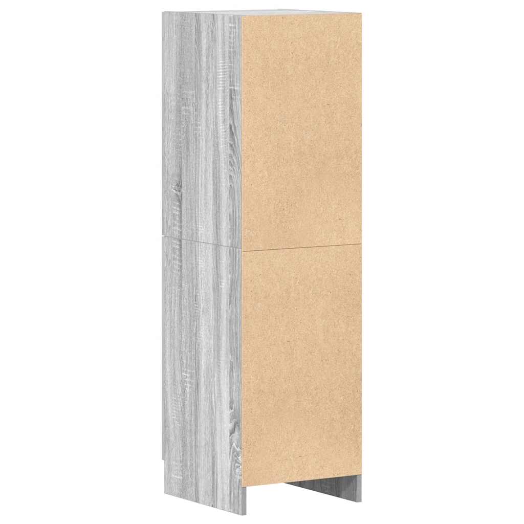 Mueble de cocina Sonoma gris 38x41,5x131,5 cm madera de ingeniería