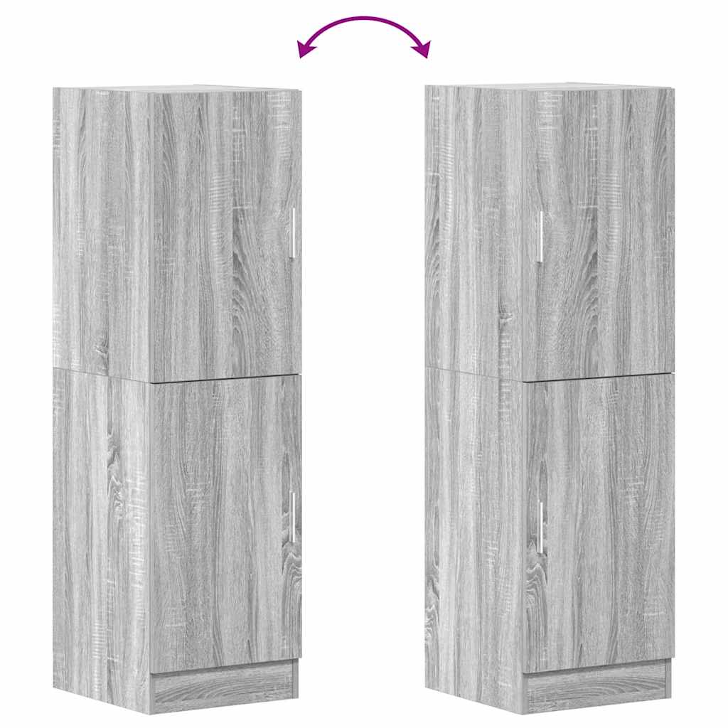 Mueble de cocina Sonoma gris 38x41,5x131,5 cm madera de ingeniería