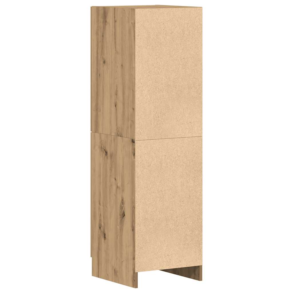 Mueble de cocina de roble hecho a mano 38x41,5x131,5 cm