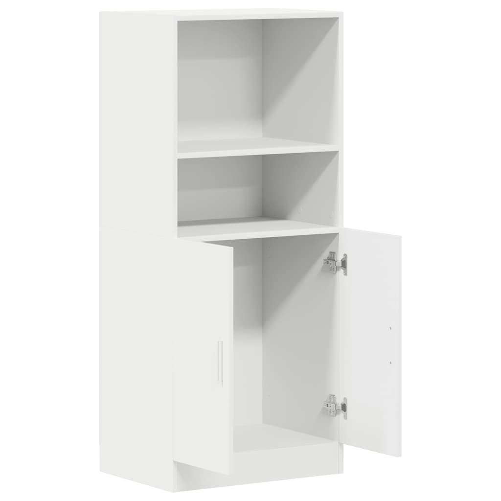 Mueble de cocina blanco 57x41,5x131,5 cm madera de ingeniería