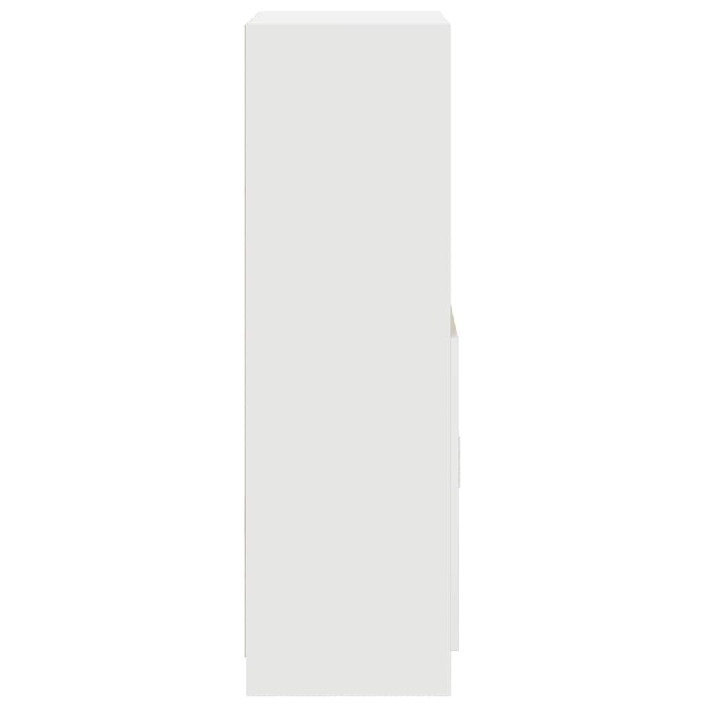 Mueble de cocina blanco 57x41,5x131,5 cm madera de ingeniería