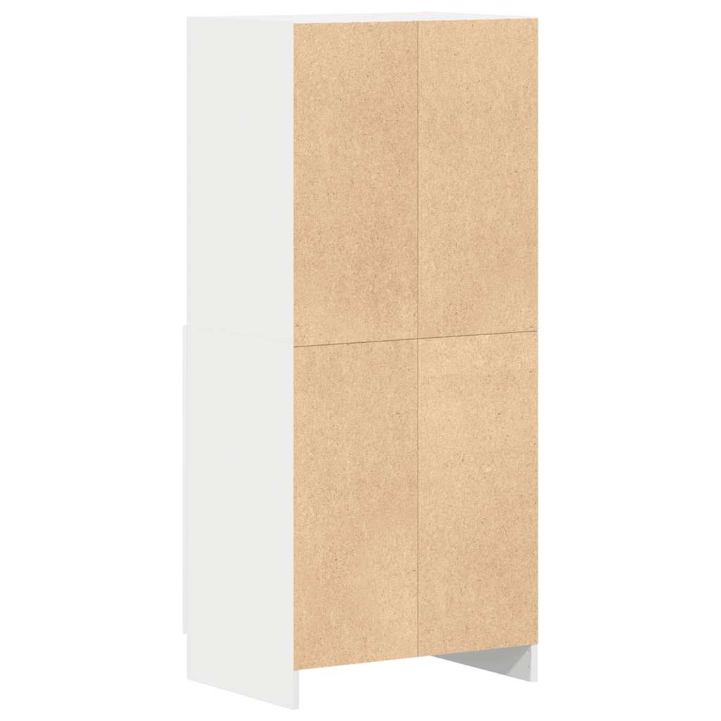 Mueble de cocina blanco 57x41,5x131,5 cm madera de ingeniería