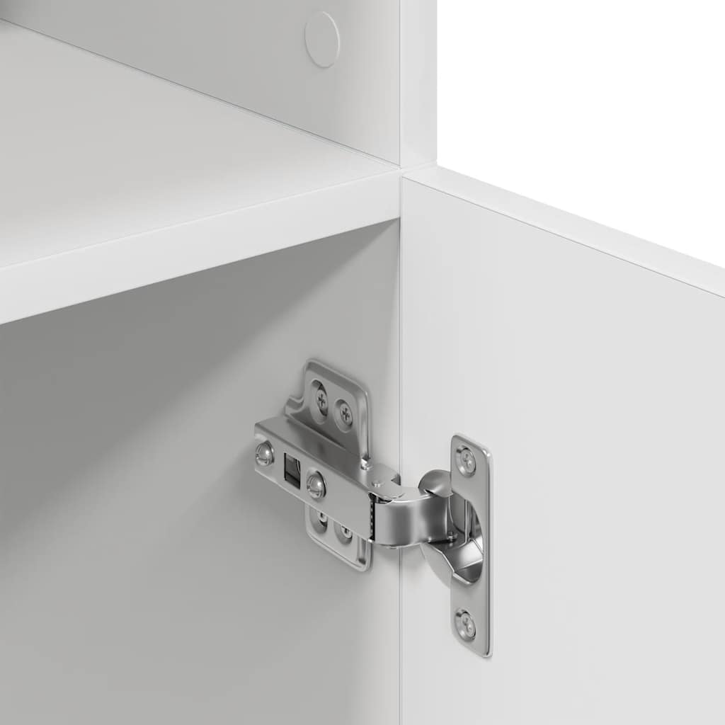Mueble de cocina blanco 57x41,5x131,5 cm madera de ingeniería