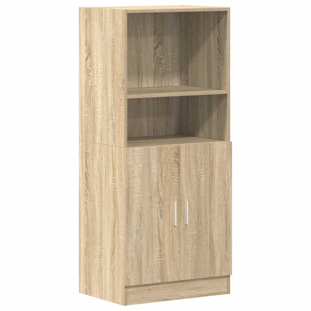 Mueble de cocina de roble Sonoma 57x41,5x131,5cm madera de ingeniería