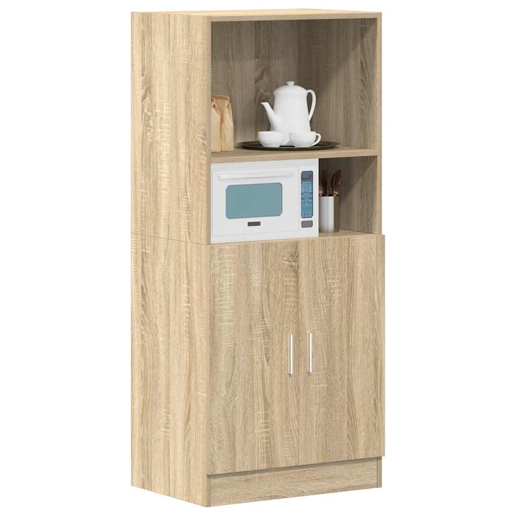 Mueble de cocina de roble Sonoma 57x41,5x131,5cm madera de ingeniería