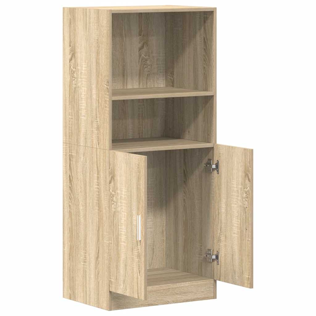 Mueble de cocina de roble Sonoma 57x41,5x131,5cm madera de ingeniería
