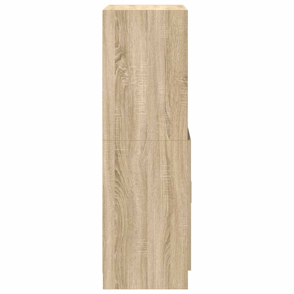 Mueble de cocina de roble Sonoma 57x41,5x131,5cm madera de ingeniería
