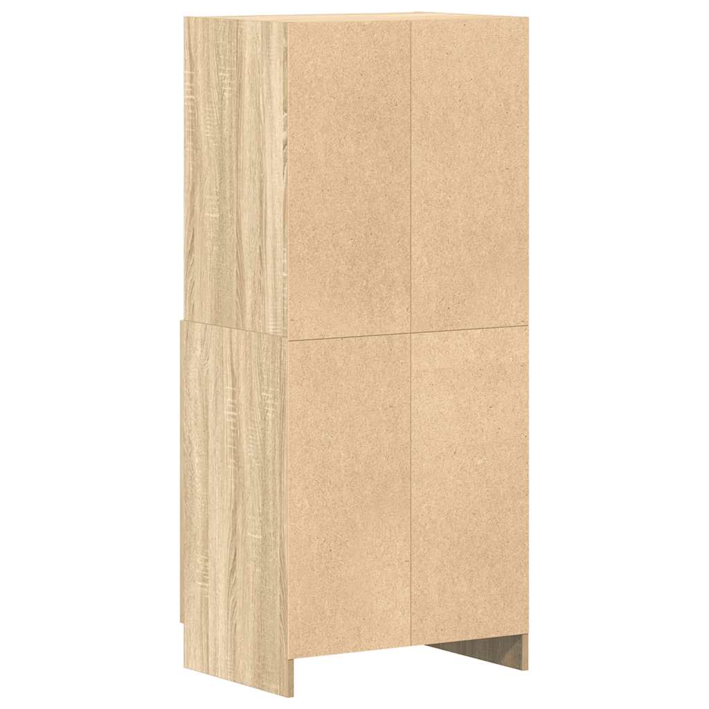 Mueble de cocina de roble Sonoma 57x41,5x131,5cm madera de ingeniería