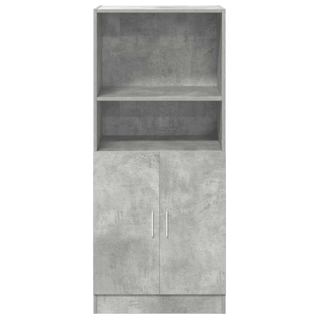 Mueble de cocina gris hormigón 57x41,5x131,5 cm madera de ingeniería