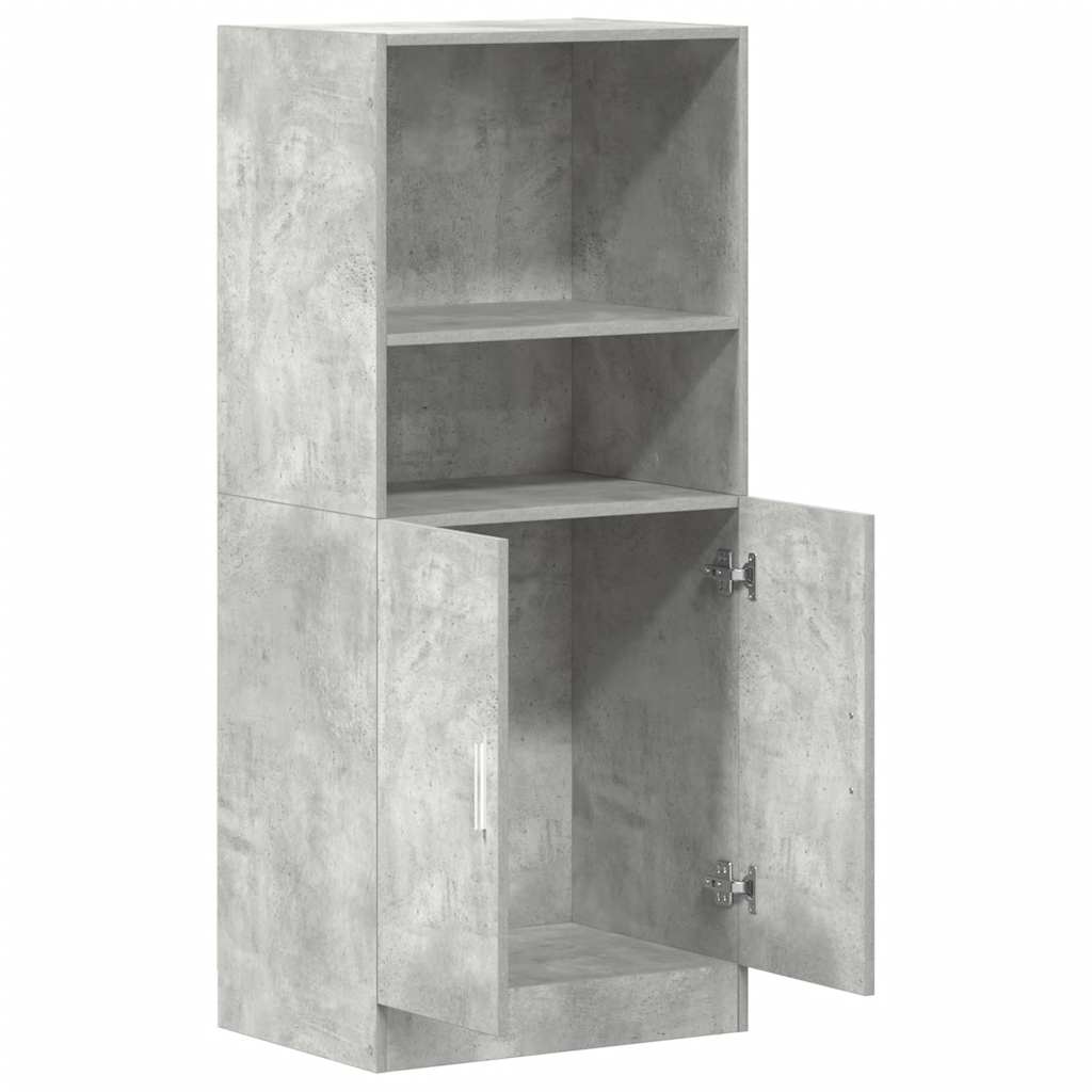 Mueble de cocina gris hormigón 57x41,5x131,5 cm madera de ingeniería