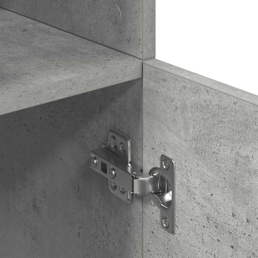 Mueble de cocina gris hormigón 57x41,5x131,5 cm madera de ingeniería