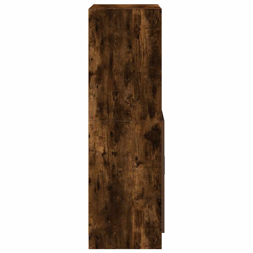 Mueble de cocina de roble ahumado 57x41,5x131,5 cm madera de ingeniería