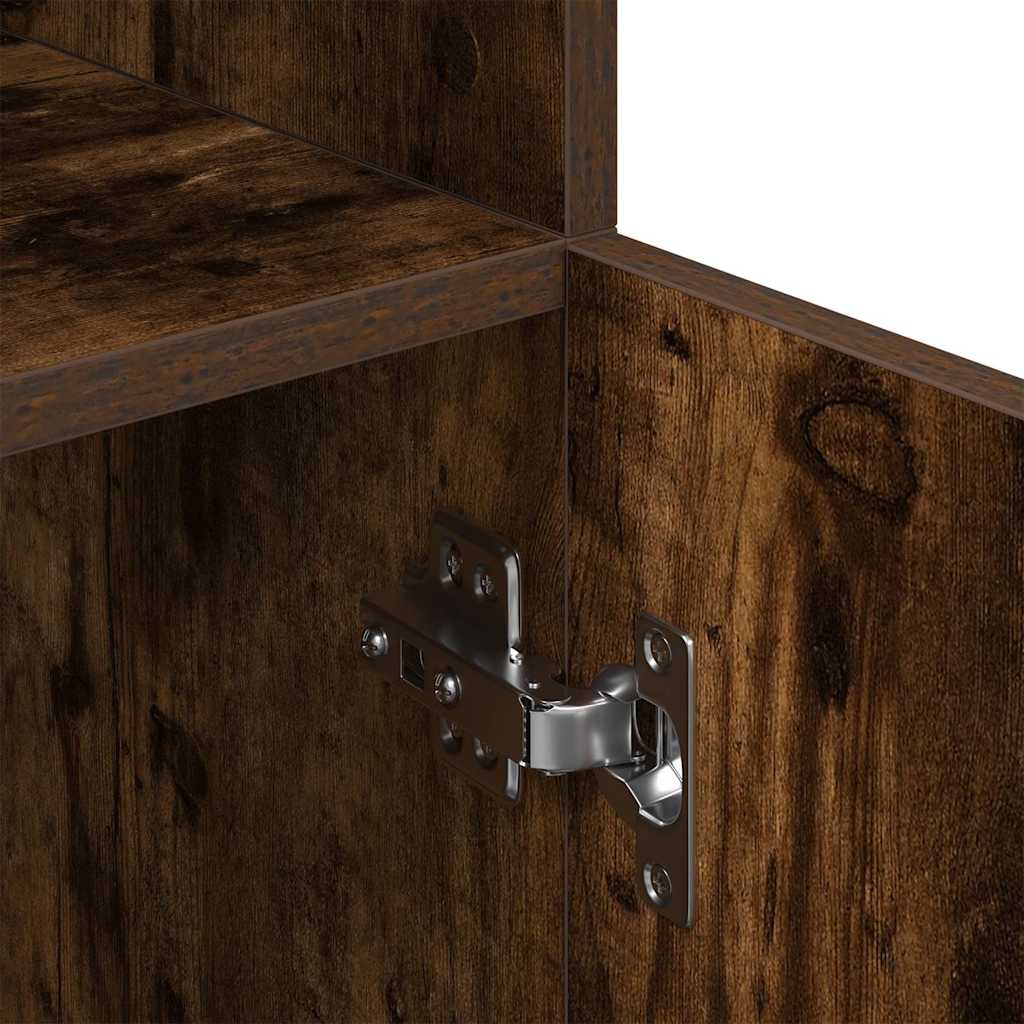 Mueble de cocina de roble ahumado 57x41,5x131,5 cm madera de ingeniería
