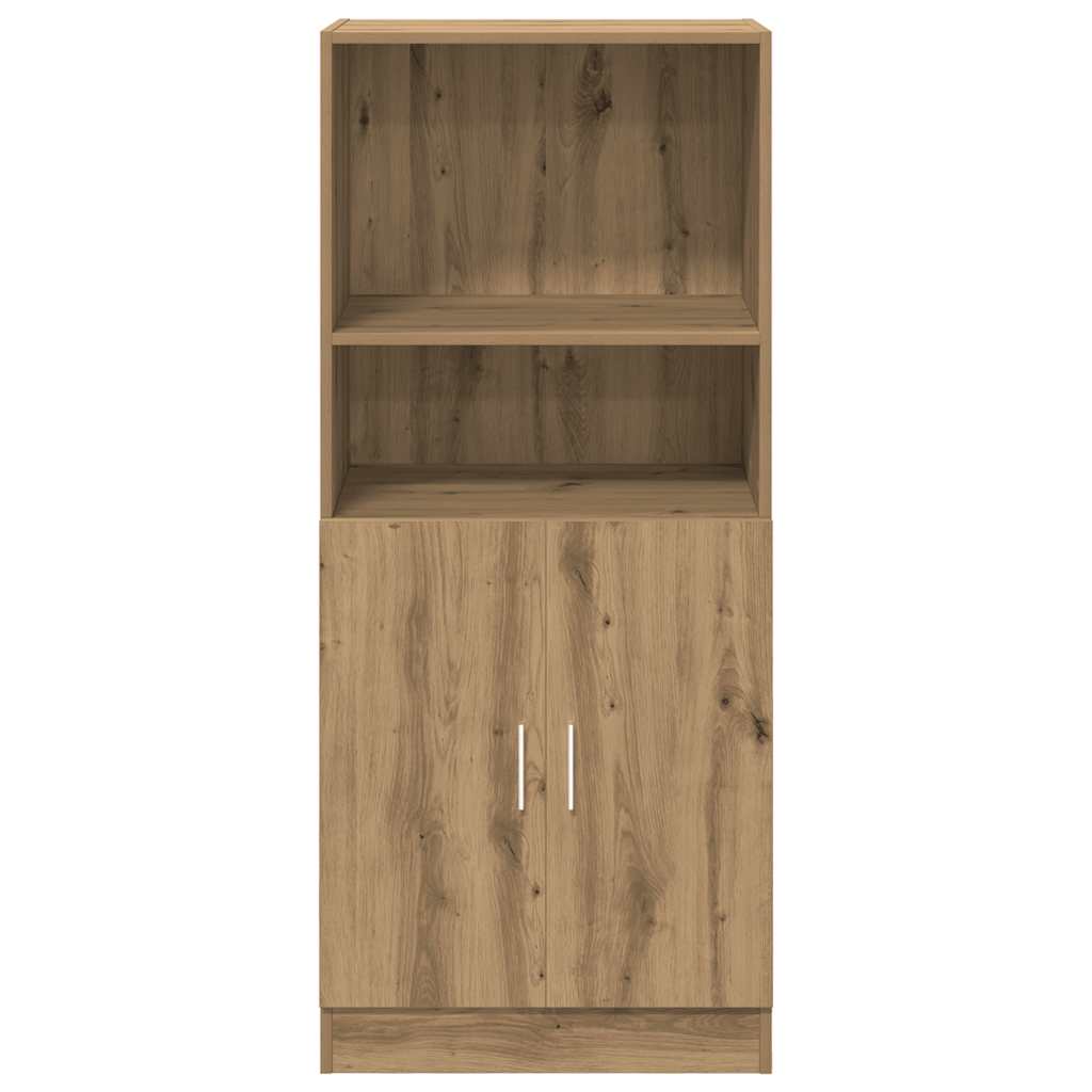 Mueble de cocina de roble hecho a mano 57x41,5x131,5 cm