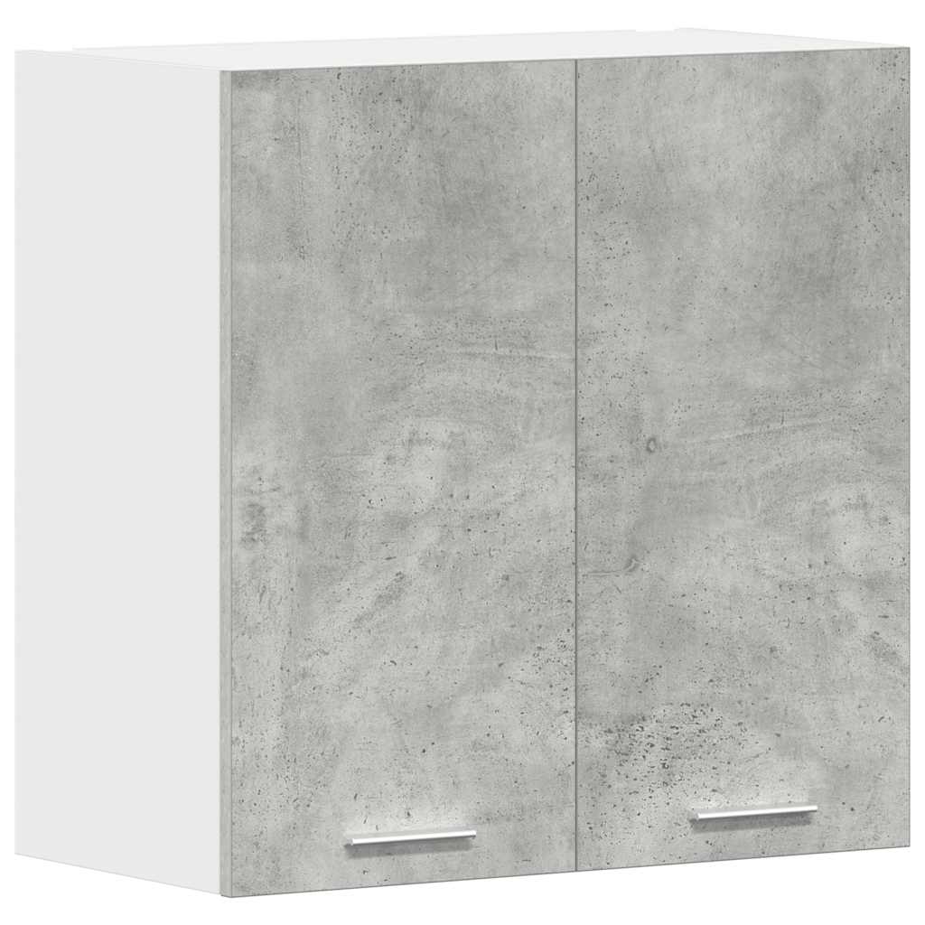 Mueble de cocina de pared gris hormigón 60x31x60 cm madera de ingeniería