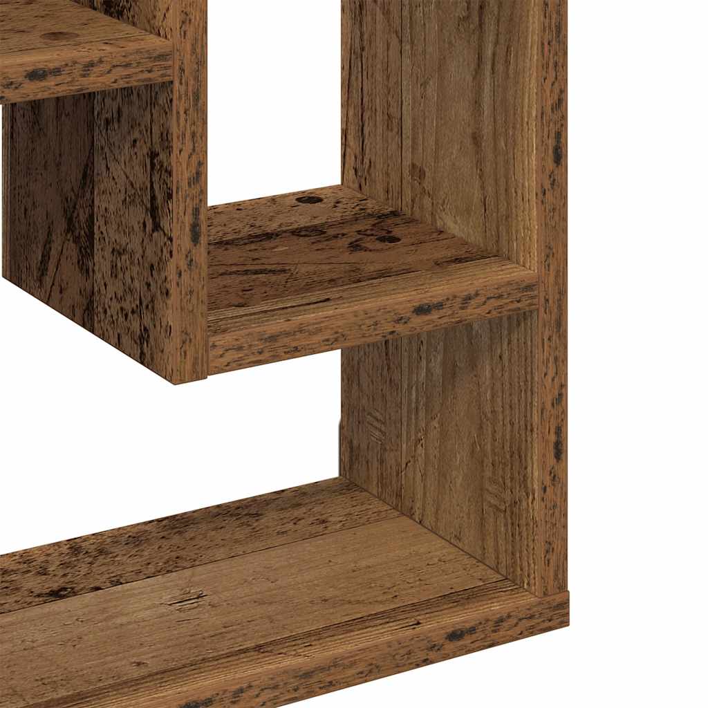 Étagère murale en bois ancien 36 x 16 x 90 cm Bois d'ingénierie