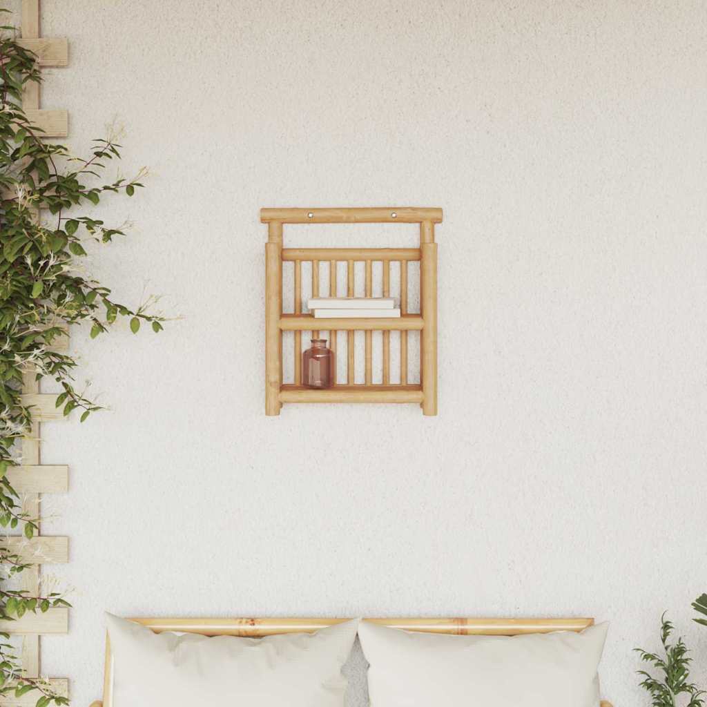 Étagère Murale avec étagère Marron 40 x 13 x 44 cm Bambou