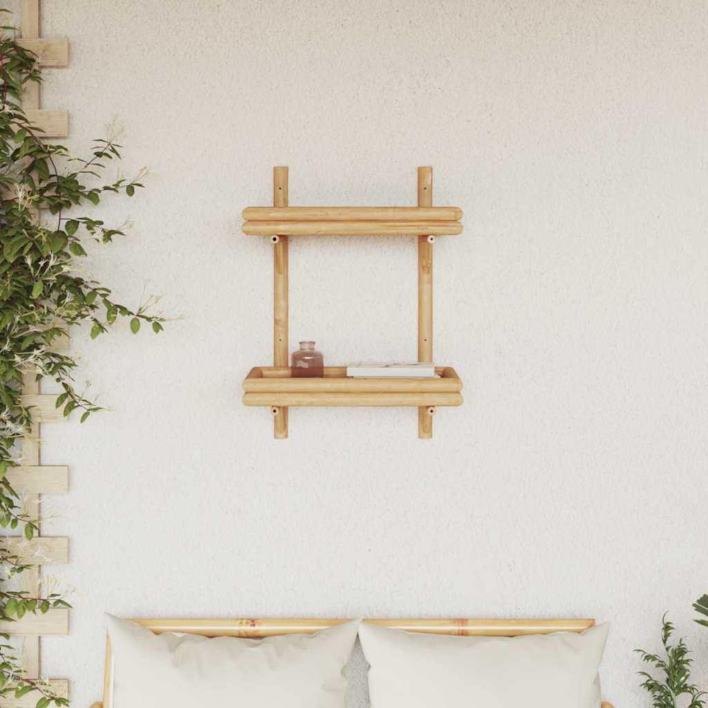 Étagère Murale avec étagère Marron 45 x 26 x 60 cm Bambou