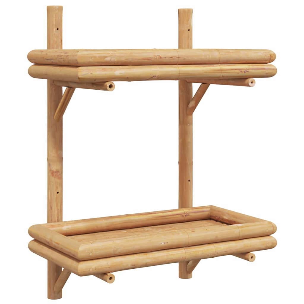 Étagère Murale avec étagère Marron 45 x 26 x 60 cm Bambou