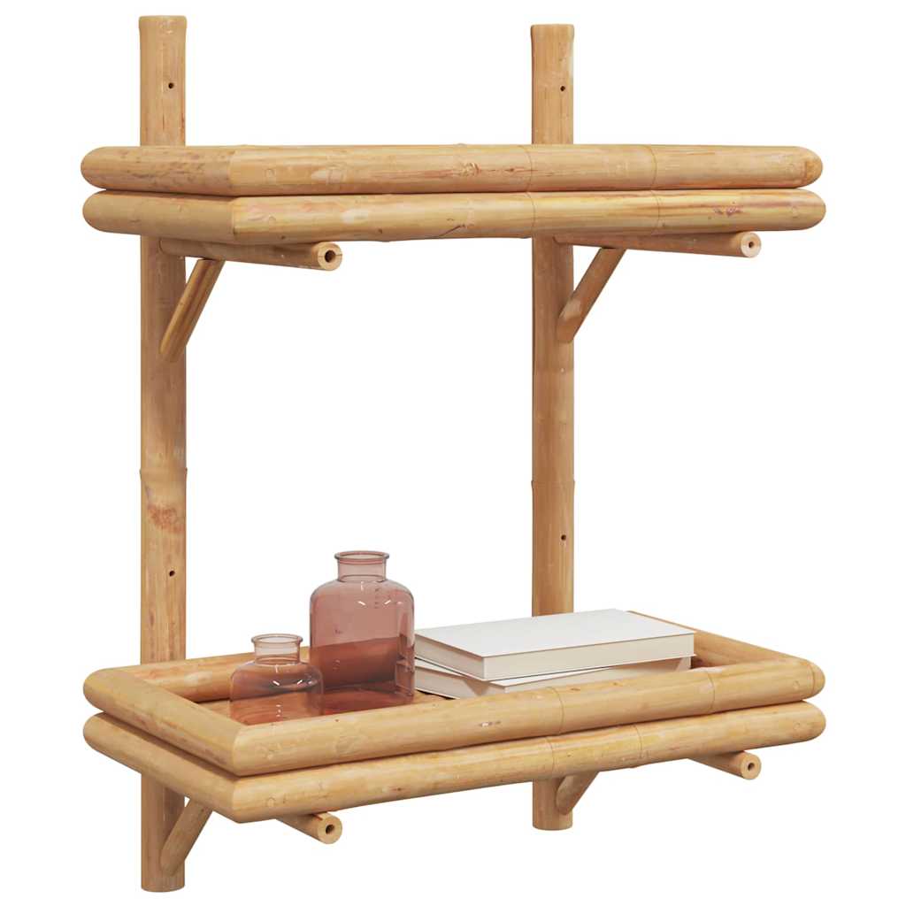 Étagère Murale avec étagère Marron 45 x 26 x 60 cm Bambou