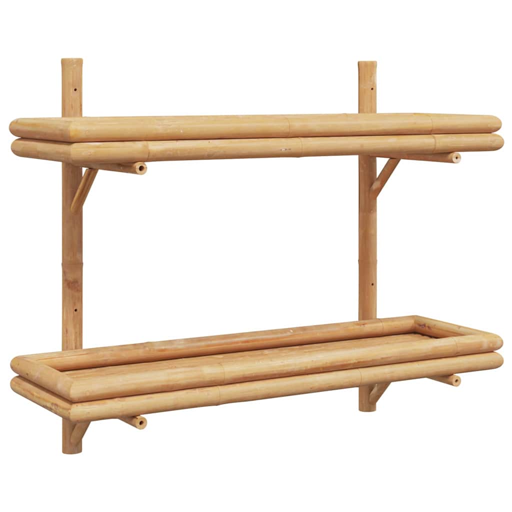 Étagère Murale avec étagère Marron 75 x 26 x 60 cm Bambou