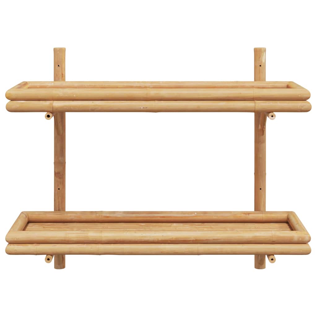 Étagère Murale avec étagère Marron 75 x 26 x 60 cm Bambou