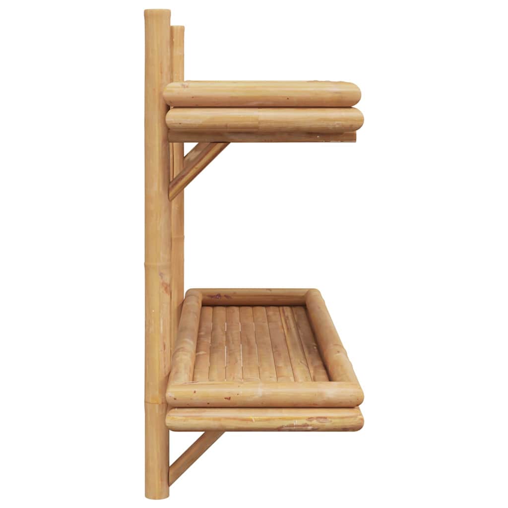 Étagère Murale avec étagère Marron 75 x 26 x 60 cm Bambou