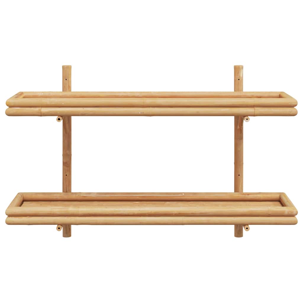 Étagère Murale avec étagère Marron 100 x 26 x 60 cm Bambou