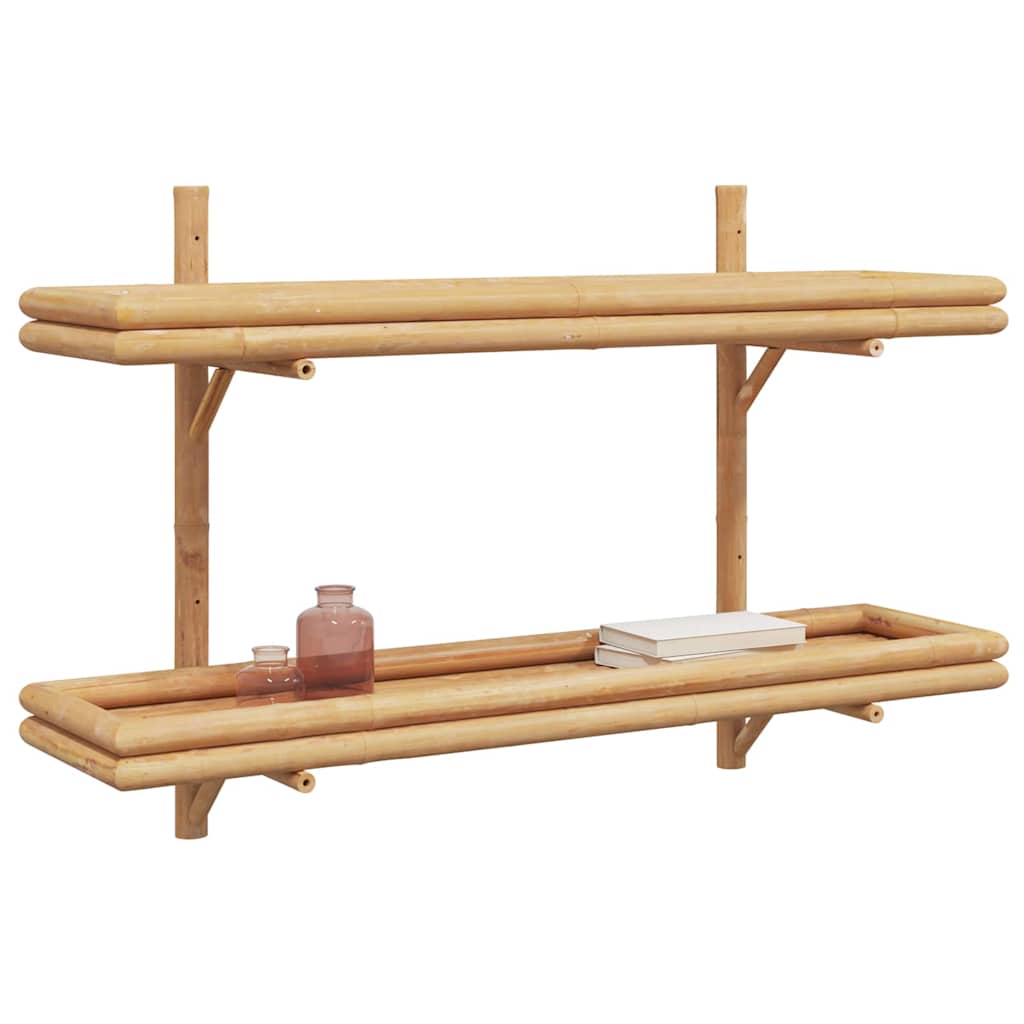 Étagère Murale avec étagère Marron 100 x 26 x 60 cm Bambou