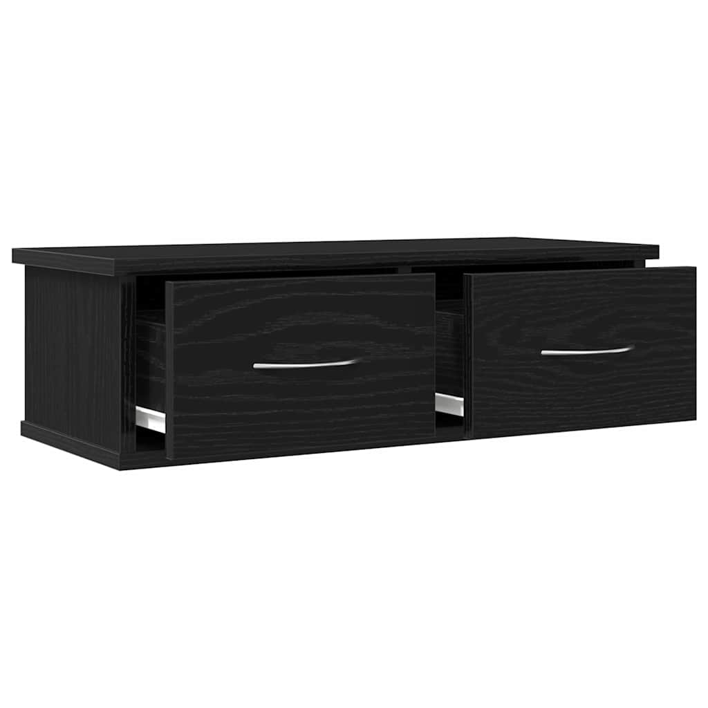 Meuble mural Chêne noir 60 x 26 x 18.5 cm Bois d'ingénierie