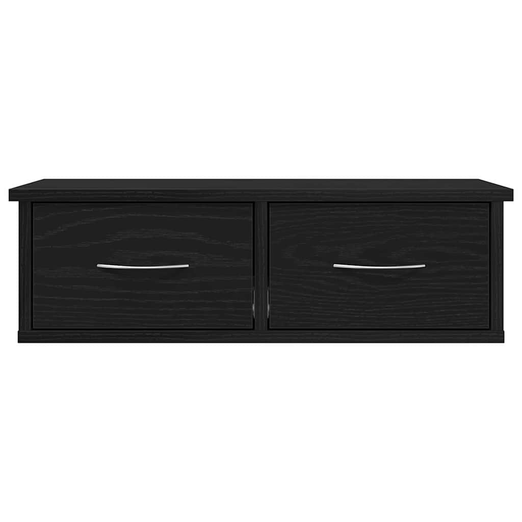 Meuble mural Chêne noir 60 x 26 x 18.5 cm Bois d'ingénierie