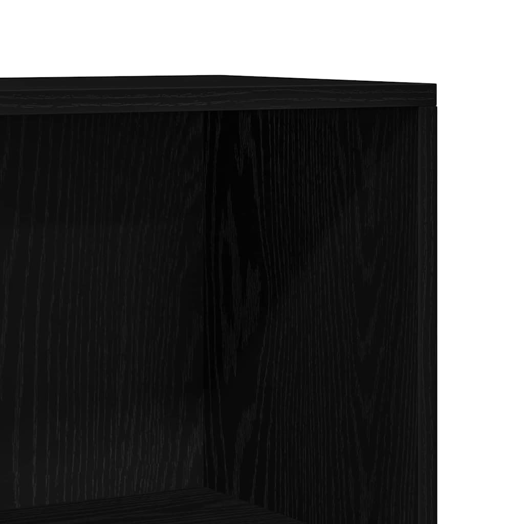 Étagère Chêne noir 60 x 24 x 143 cm Bois d'ingénierie