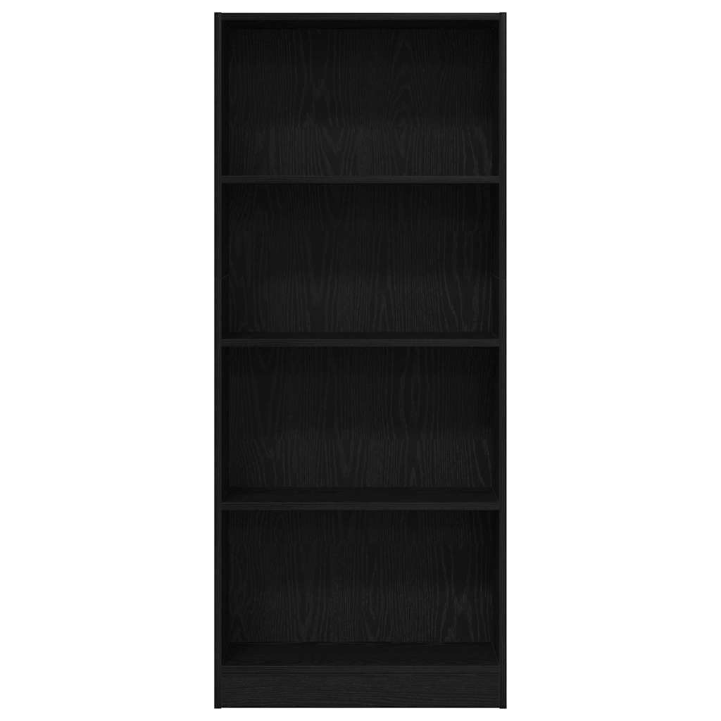 Étagère Chêne noir 60 x 24 x 143 cm Bois d'ingénierie
