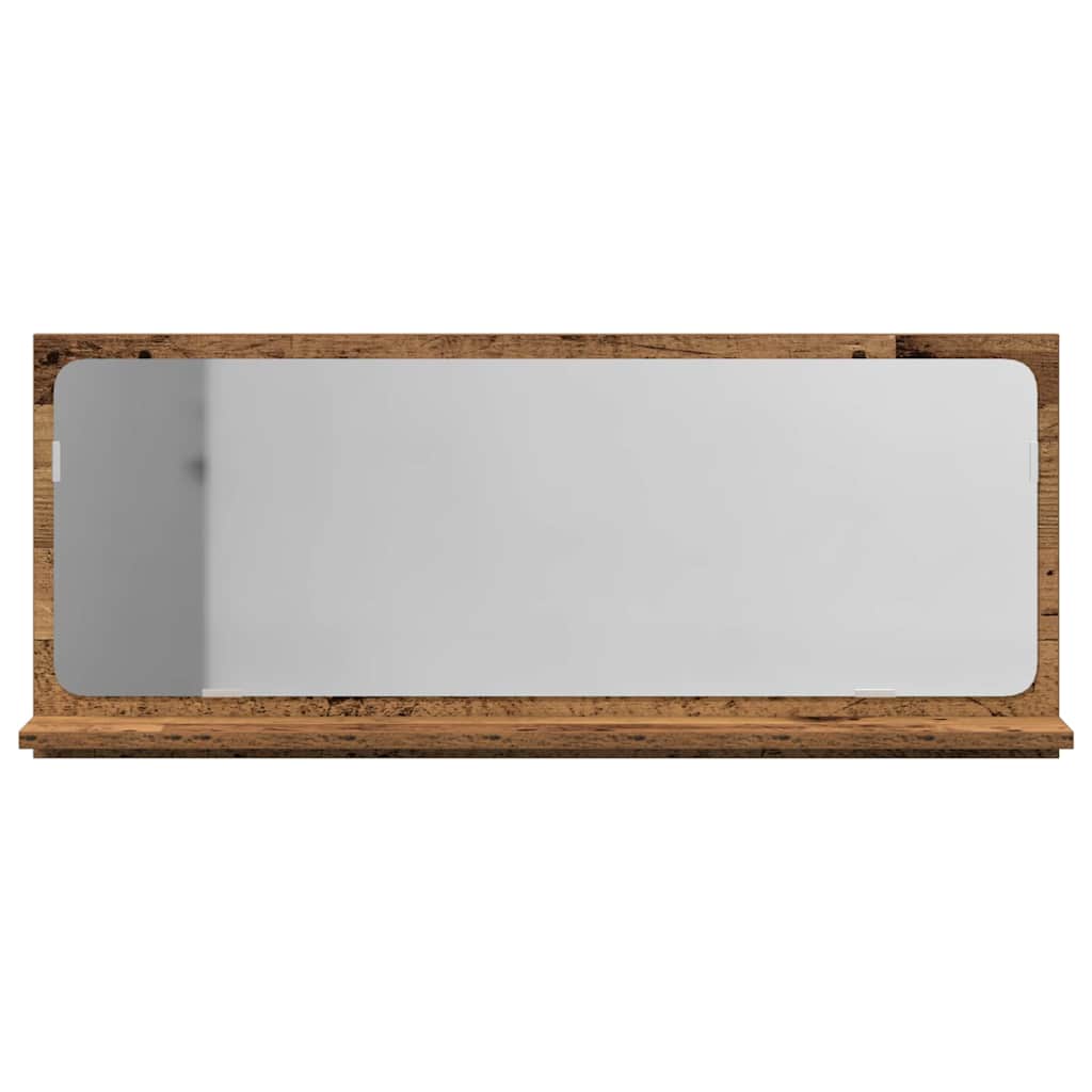 Étagère miroir Bois Ancien 90 x 10.5 x 37 cm Bois d'ingénierie