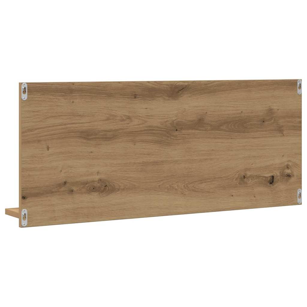 Étagère miroir avec étagère Chêne artisan 90 x 10.5 x 37 cm